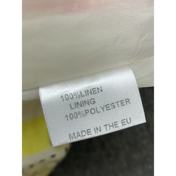 Acova Anthology Linen Skirt Womens US 6-8 Multicolor Rainbow Striped Polka Dots - Picture 10 of 10